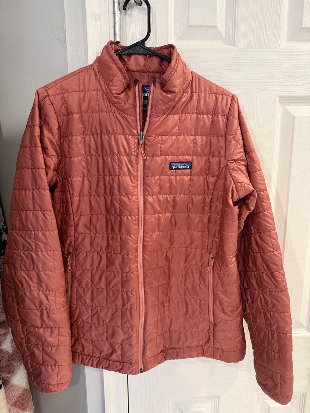 Patagonia Women's Quilted Puffer Jacket - Rust Orange
